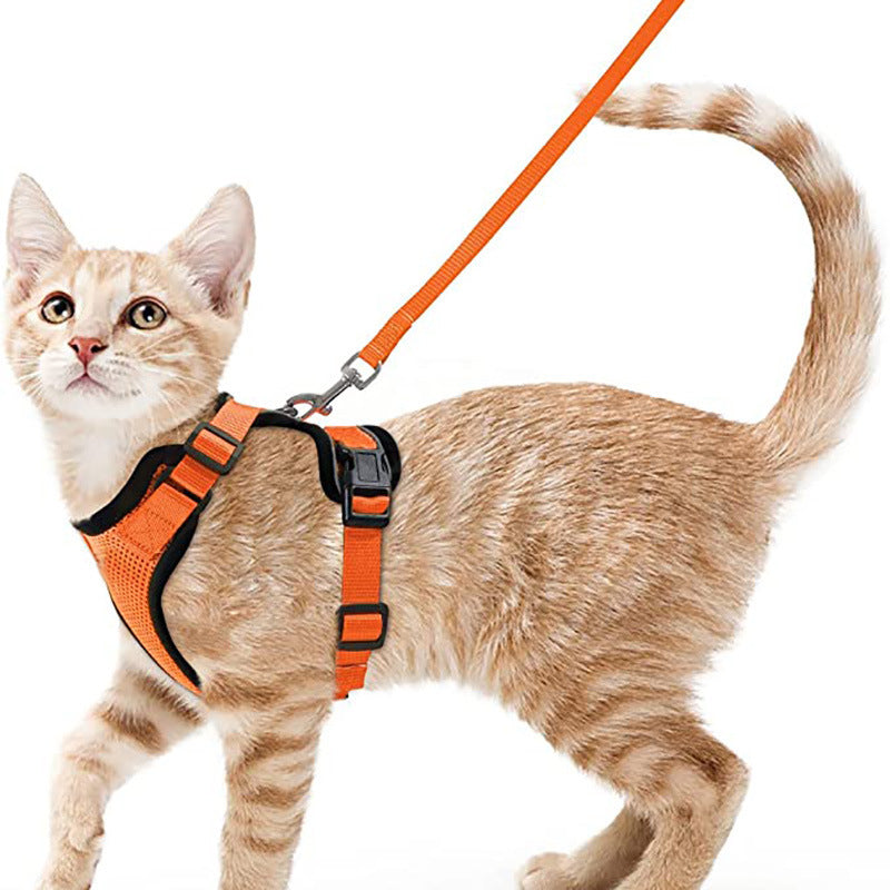 Cat Harness - Reflective, Adjustable, Anti-Escape