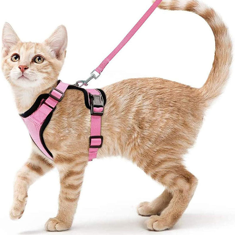 Cat Harness - Reflective, Adjustable, Anti-Escape