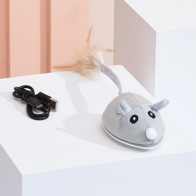 Electronic mouse for cat — interactive USB toy