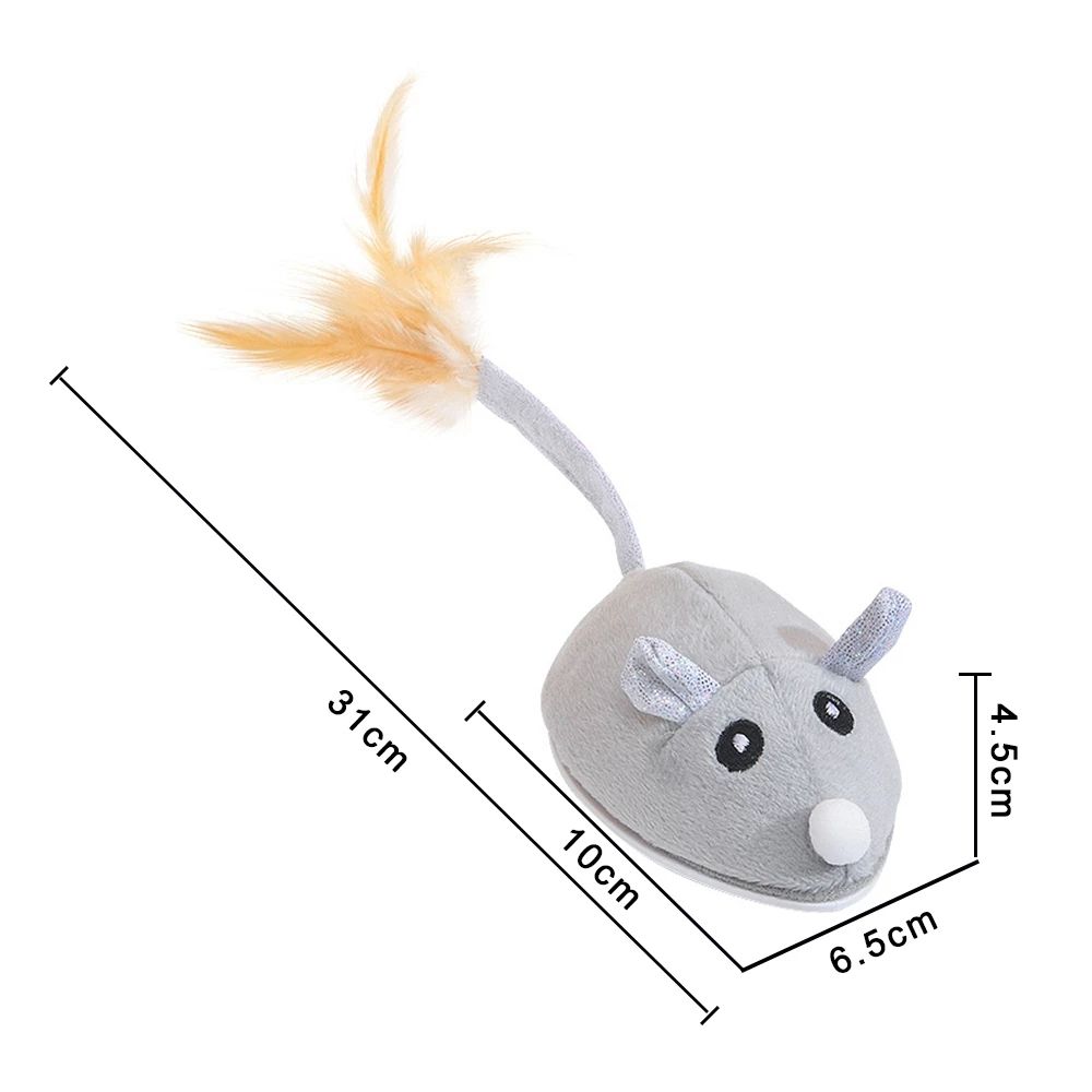 Electronic mouse for cat — interactive USB toy