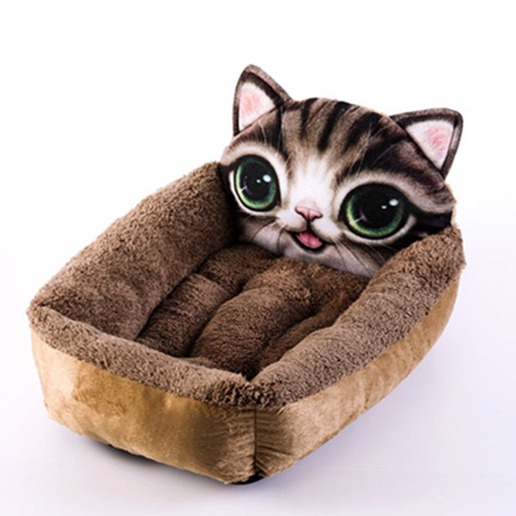 3D Cat House – Miękkie legowisko w kształcie domku