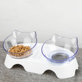 Double cat bowl - ergonomic, spine protection