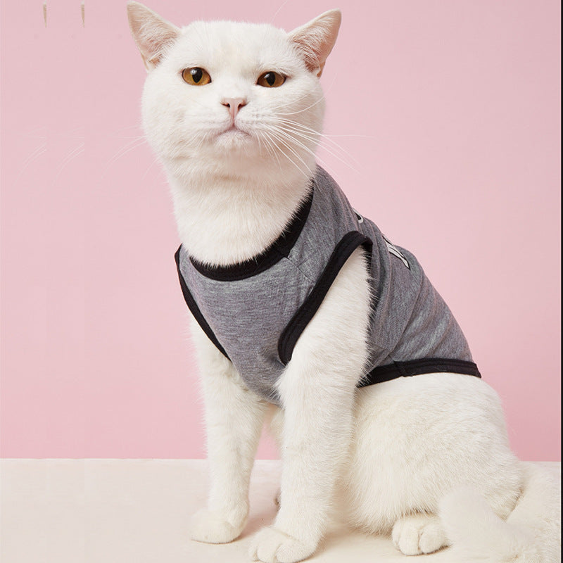 Summer cat vest - cotton, light and breathable