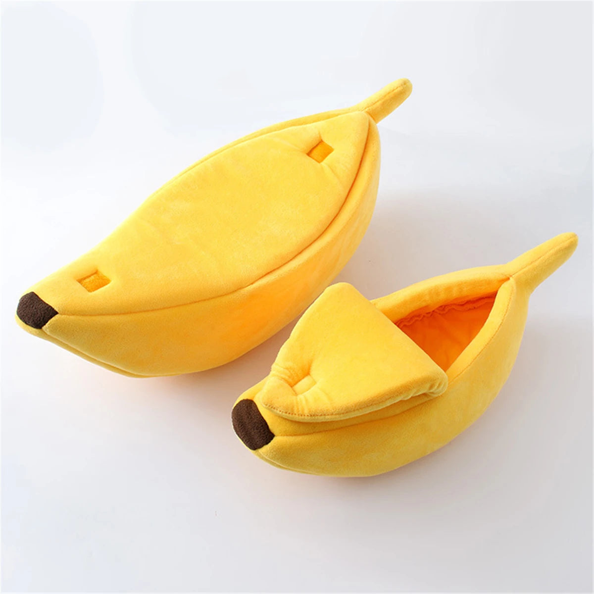 Legowisko w kształcie banana — miękkie, ciepłe i przenośne dla kota i psa